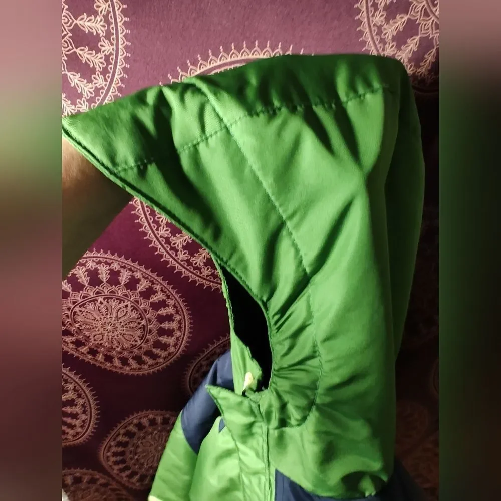 Sz 4/5 Champion C9 Youth Green and Navy Winter /Ski Jacket / Coat NWOT